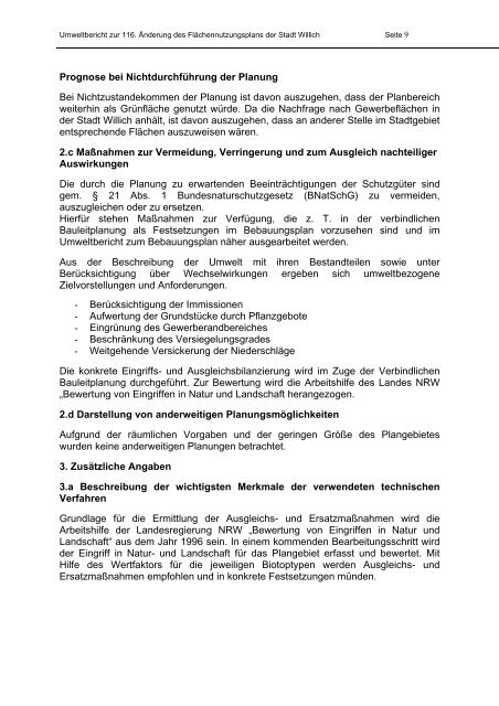 Umweltbericht (4667 KB), PDF-Datei - Stadt Willich