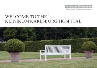 the klinikum karlsburg hospital - bei der Klinikgruppe Dr. Guth