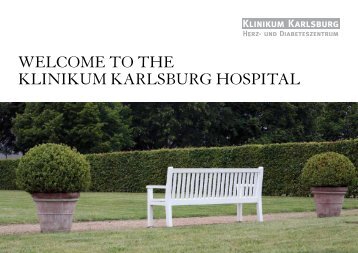 the klinikum karlsburg hospital - bei der Klinikgruppe Dr. Guth