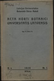 UNIVERSITATIS LATVIENSIS - DSpace