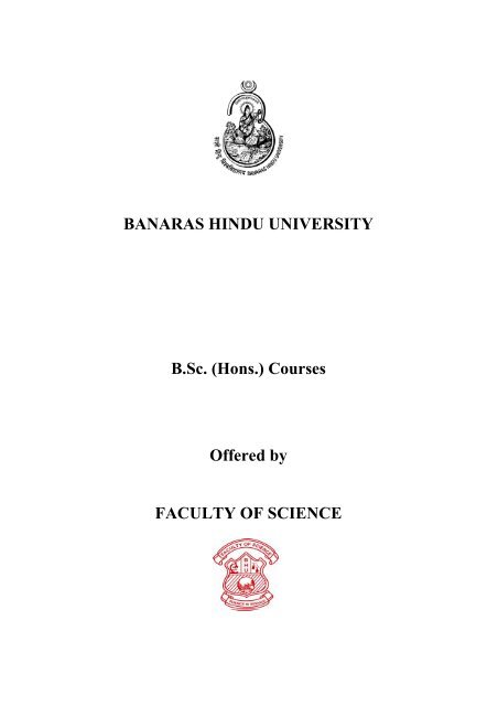 BANARAS HINDU UNIVERSITY B.Sc. (Hons.) Courses ... - Bhu