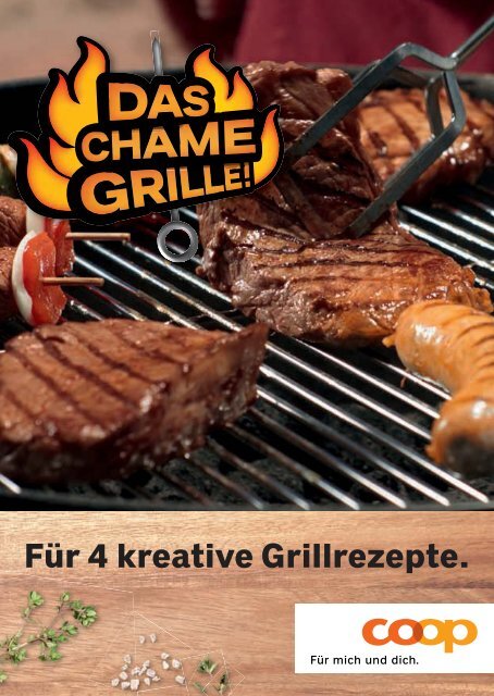 Für 4 kreative Grillrezepte. - Coop