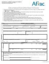 Accident Claim Form - Aflac Group Insurance