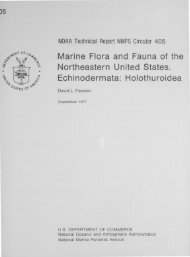 Marine Flora and Fauna of the Northeastern United States ...