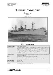 'liberty'cargo ship briefing - World War Two Ships