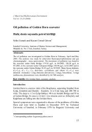 Petroleum pollution of Golden Horn Water - Journal of the Black Sea ...