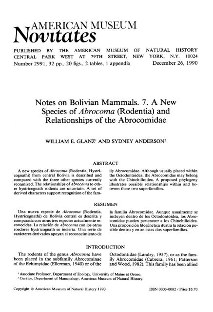 Norntates - American Museum of Natural History