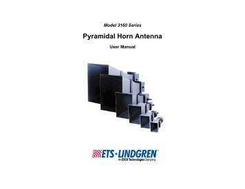 Pyramidal Horn Antenna - ETS-Lindgren