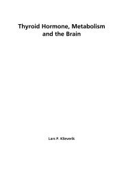 Thyroid hormone, metabolism and the brain - Nin