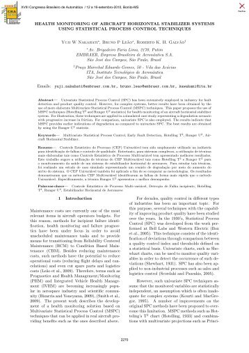 Health monitoring of aircraft horizontal stabilizer systems ... - LabPlan