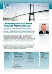 Umsetzungssicherheit durch integralen Methodenansatz (mit ... - HPO