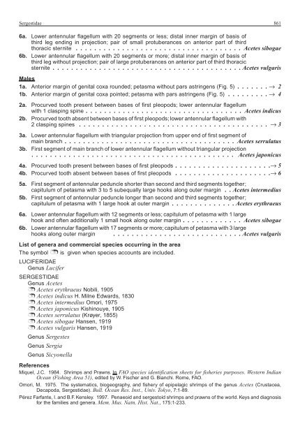 FAO Species Identification Guide for Fishery Purposes Western