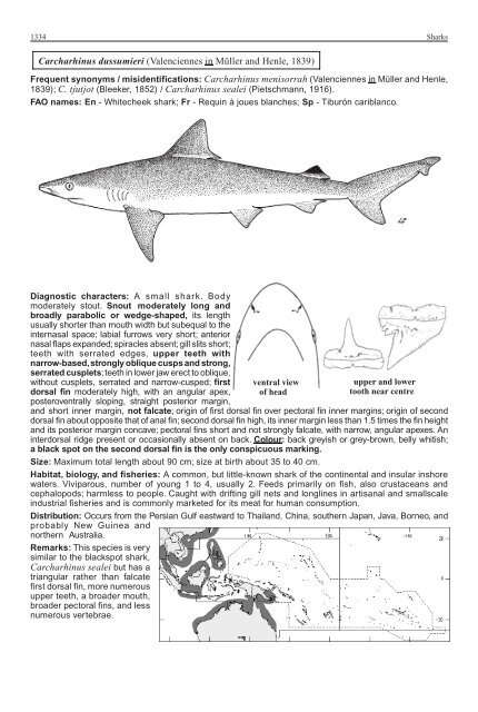 FAO Species Identification Guide for Fishery Purposes Western