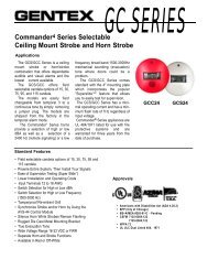 NEW Commander 3 Evacuation Signal with Field Selectable Candela 