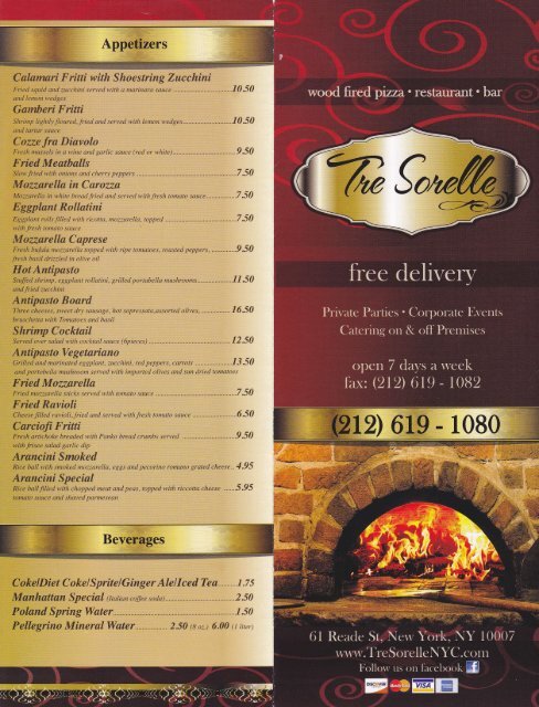 Download Menu (PDF) - Tre Sorelle