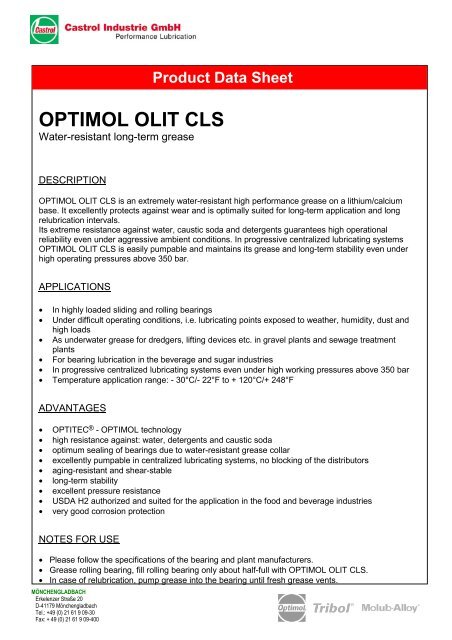 OPTIMOL OLIT CLS