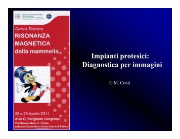 Impianti protesici: Diagnostica per immagini - Aicod