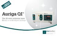 Auriga QI® The 30-watt holmium laser Quality