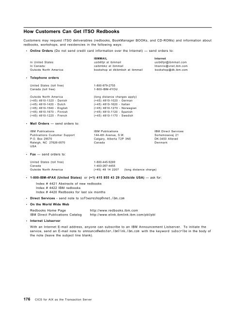 Addressing OLTP Solutions with CICS: The Transaction Server ... - Ibm