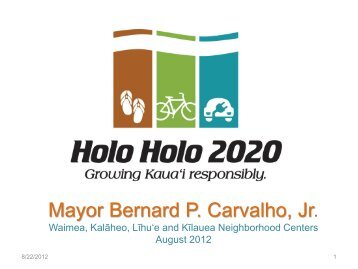 Mayor's Community Outreach Holo Holo 2020 ... - Kauai County