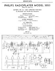 PHILIPS RADIOPLAYER MODEL 3053 - KevinChant.com