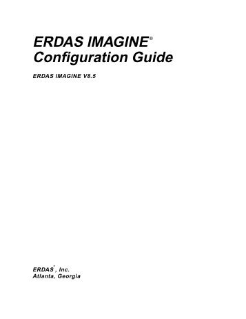 ERDAS IMAGINE Configuration Guide