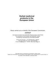 Herbal medicinal products in the European Union - AESGP