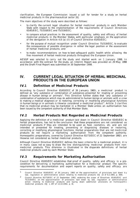 Herbal medicinal products in the European Union - AESGP