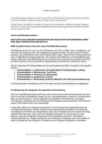 Artikel als PDF herunterladen - binder.ch