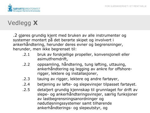 Velkommen til Sjøfartsdirektoratet - KTF