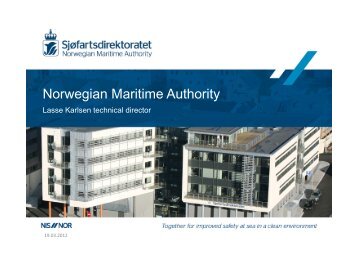 Norwegian Maritime Authority - KTF