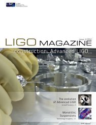 LIGO Magazine, Issue 1 - LIGO Scientific Collaboration