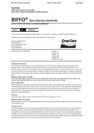 BIFFO® Non-Selective Herbicide - Products - Crop Care - Crop Care ...