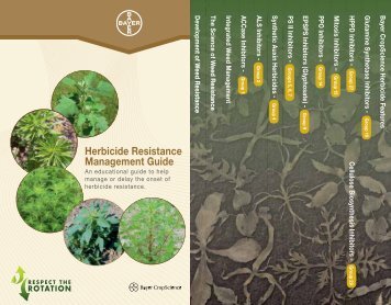 Herbicide Resistance Management Guide - Bayer CropScience