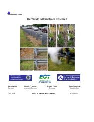 Herbicide Alternatives Research - Executive Office of Transportation