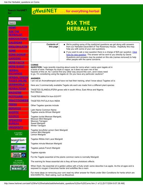 Everything Herbal - Main Page - PS-Survival.com