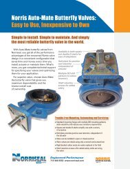 Norris Auto-Mate Butterfly Valves: Easy to Use ... - Norriseal