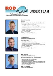 UNSER TEAM Treuhandgesellschaft des Schweizerischen - ROD