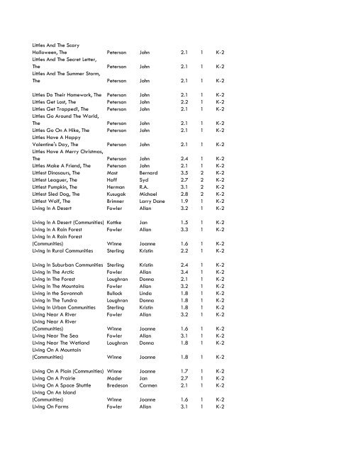 WCCS SRC! 2009 Complete Quiz Collection - West Clark ...