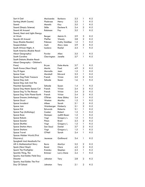 WCCS SRC! 2009 Complete Quiz Collection - West Clark ...