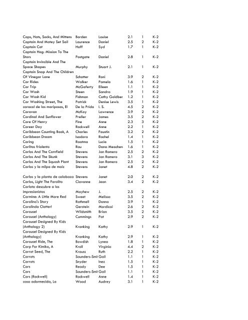 WCCS SRC! 2009 Complete Quiz Collection - West Clark ...