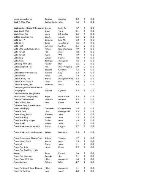 WCCS SRC! 2009 Complete Quiz Collection - West Clark ...