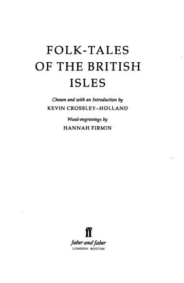 FOLK-TALES OF THE BRITISH ISLES