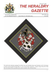 Jun-06 Issue - The Heraldry Society
