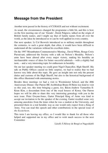 Vol. 2 No. 3 - Cambridge University Heraldic and Genealogical Society