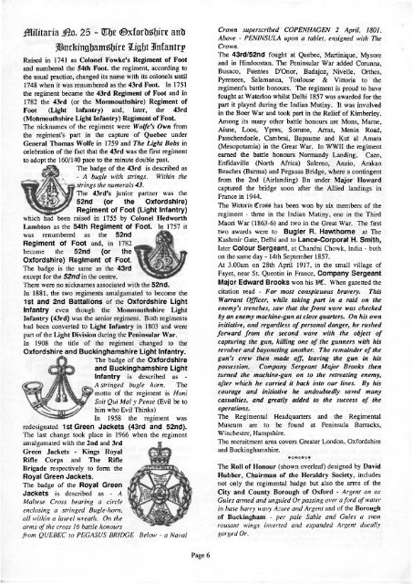 No.30 - Middlesex Heraldry Society