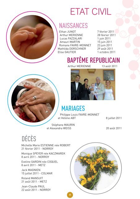 Bulletin municipal 2012 (3.84 Mo - format .pdf) - Norroy le Veneur