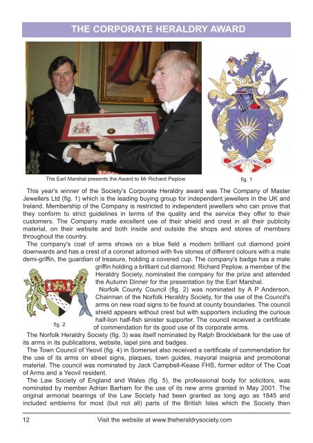 Mar-06 Issue - The Heraldry Society