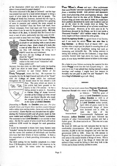 The Seaxe - Middlesex Heraldry Society