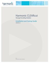 Harmonic CLEARcut - Harmonic Inc